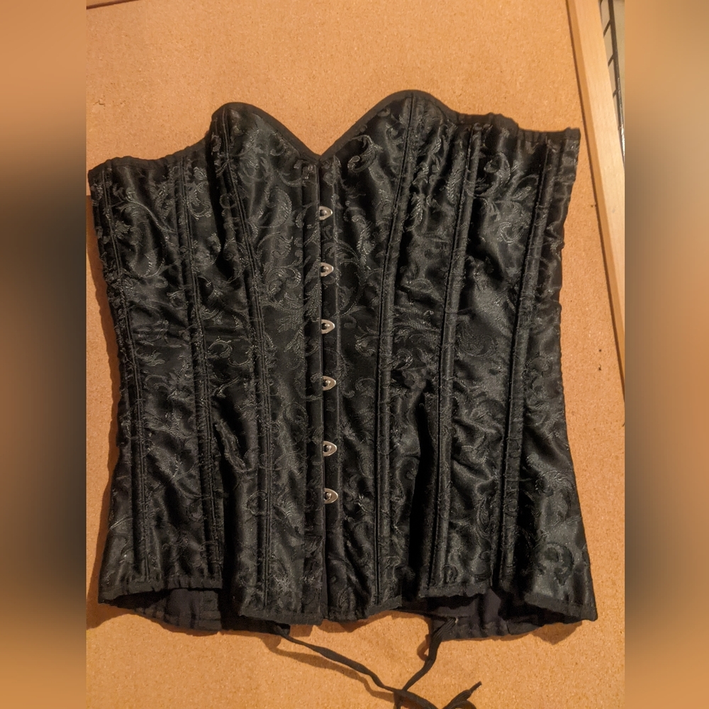 Women's Black Corset M/L Size 6-8